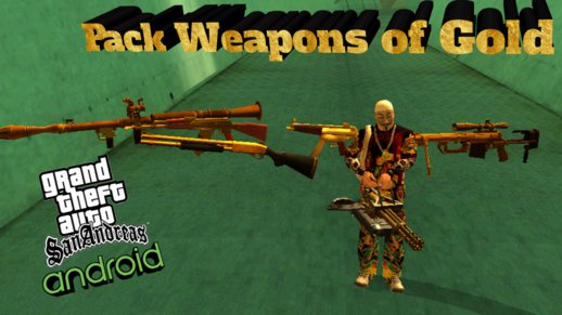 Pack Weapons of GOLD