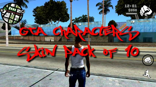 GTA Characters Skin Pack of 10 for Mobile