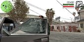 Realistic Glass Shards And Scratches On The Car for Mobile