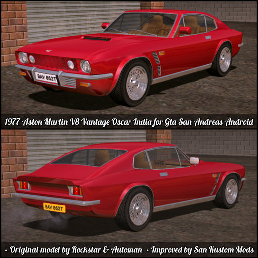 1977 Aston Martin V8 Vantage Oscar India For Android