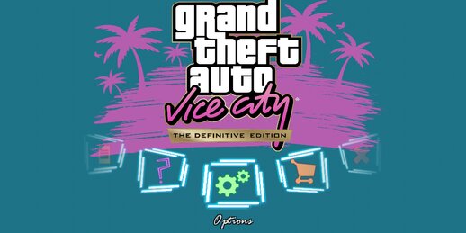 GTA VC The Definitive Edition Menu Background and Application for Mobile