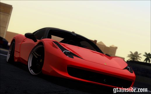 Ferrari 458 Italia Black para GTA San Andreas