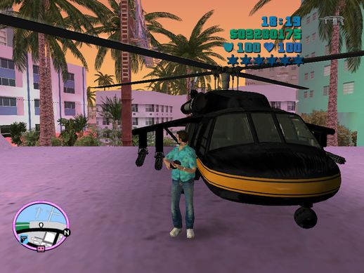 gta vice city burn