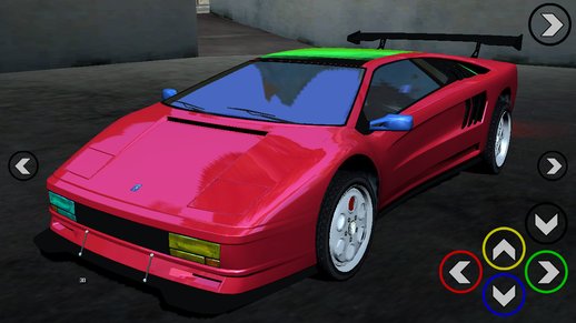 1990 Lamborghini Diablo VT 6.0 (Infernus style) v1.0 for mobile