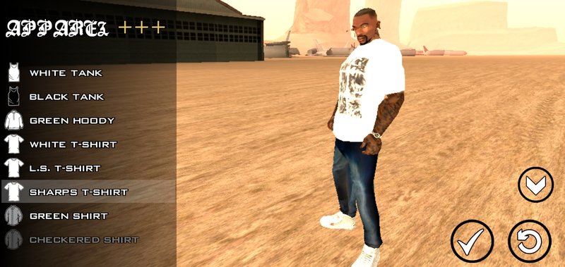 GTA San Andreas CJ Clothes Pack on Android Mod 