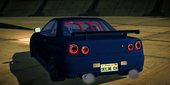 Nissan GTR R34 F4 for Mobile