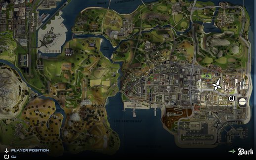 gta san andreas map with place names