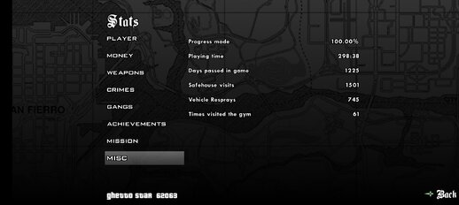 GTA San Andreas Android Save File for Mobile