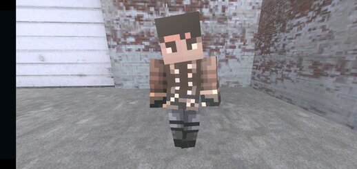 Ruan Matheus Minecraft With Resident Evil 4 Jacket for Mobile