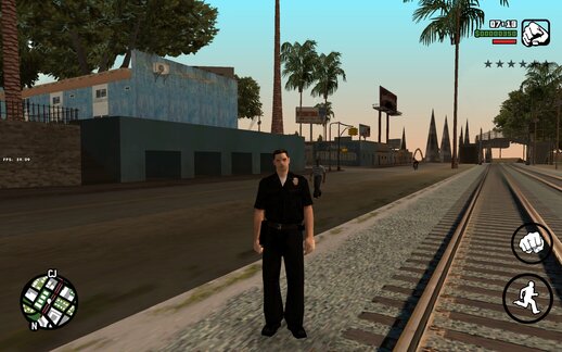 CJ Police Uniform with LSPD Texture for Mobile