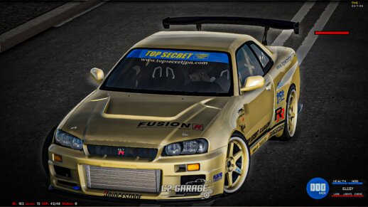 Nissan GTR-R34 TOP-SECRET Beerbaiyoke for Mobile