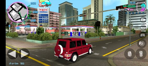 Retexture of the Gas Station for Mobile