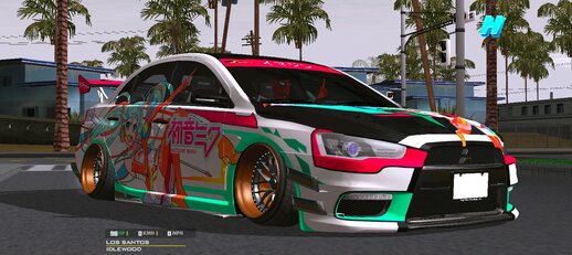 Mitsubishi Lancer Evo Style Anime For Mobile