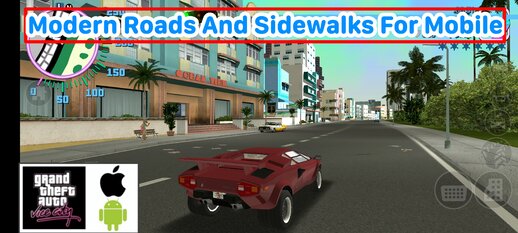 Modern Roads And Sidewalks for Mobile