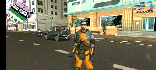 Gordon Freeman Skin and Cutscene for Mobile