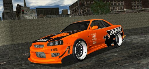 Nissan Skyline R34 GT-R for Mobile