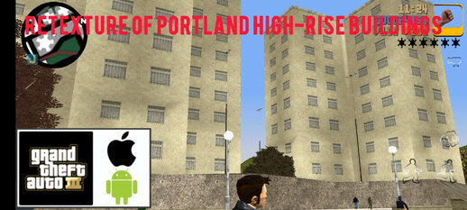 Retexture of Portland High-Rise Buildings for Mobile