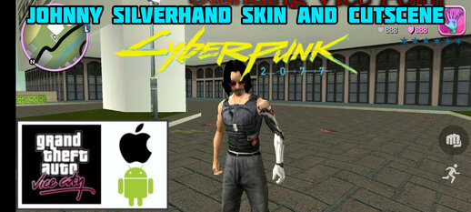 Johnny Silverhand Skin and Cutscene From Cyberpunk 2077 for Mobile