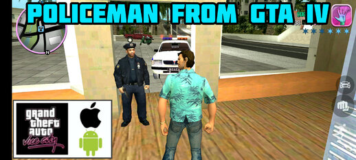 Policeman From GTA IV for Mobile