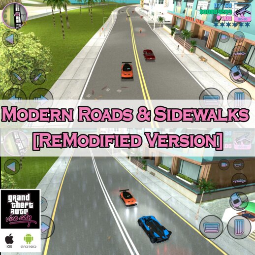 Modern Roads And Sidewalks [ReModified Version] for Mobile